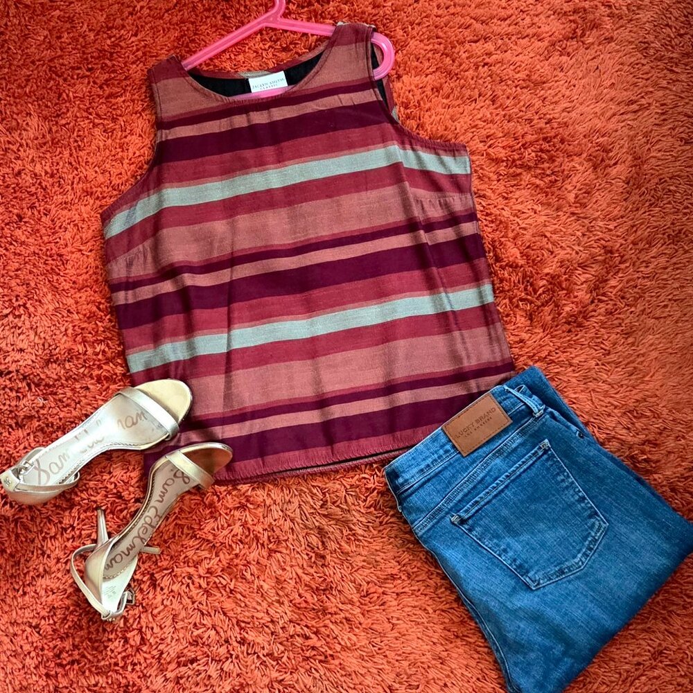 Vintage Jaclyn Smith Classic Top – Large – Guatemala – Multicolor